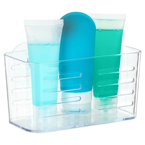 AM/63 Półka Pod Prysznic Wysoka Przezroczysta na Przyssawki 155 cm BS