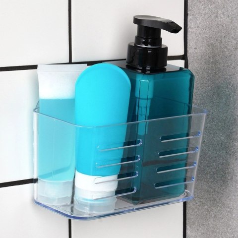 AM/63 Półka Pod Prysznic Wysoka Przezroczysta na Przyssawki 155 cm BS