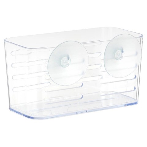 AM/63 Półka Pod Prysznic Wysoka Przezroczysta na Przyssawki 155 cm BS