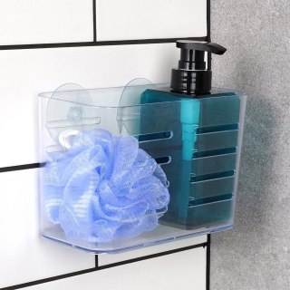 AM/63 Półka Pod Prysznic Przezroczysta na Przyssawki 185 x 9 cm BS