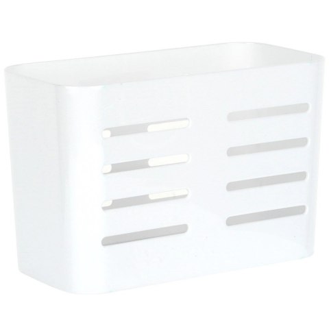 AM/63 Półka Pod Prysznic Biała Duża Prostokątna na Przyssawki 185 x 9 cm BS