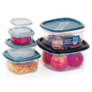 Grupa Orion Sp. z o.o. Zestaw 6 Pojemników na Żywność Szczelny Tworzywo EXCELLENT HOUSEWARE