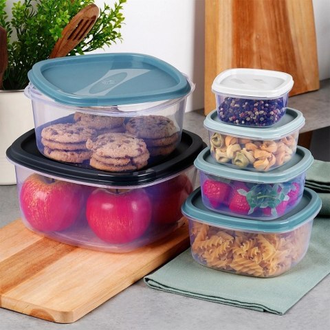 Grupa Orion Sp. z o.o. Zestaw 6 Pojemników na Żywność Szczelny Tworzywo EXCELLENT HOUSEWARE