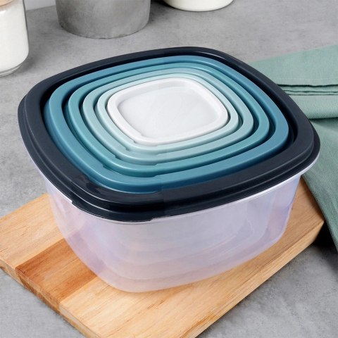 Grupa Orion Sp. z o.o. Zestaw 6 Pojemników na Żywność Szczelny Tworzywo EXCELLENT HOUSEWARE