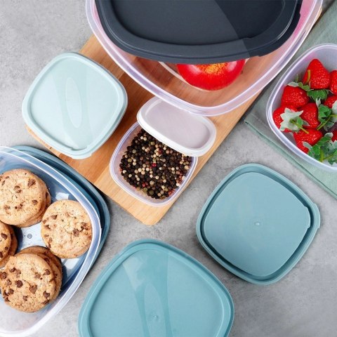 Grupa Orion Sp. z o.o. Zestaw 6 Pojemników na Żywność Szczelny Tworzywo EXCELLENT HOUSEWARE