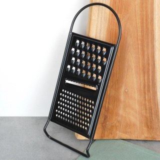 Grupa Orion Sp. z o.o. Tarka Kuchenna Płaska Stalowa Czarna 3 Ostrza 28,5 cm EXCELLENT HOUSEWARE