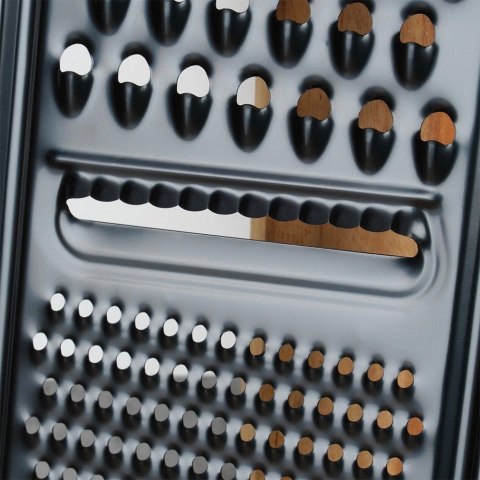 Grupa Orion Sp. z o.o. Tarka Kuchenna Płaska Stalowa Czarna 3 Ostrza 28,5 cm EXCELLENT HOUSEWARE