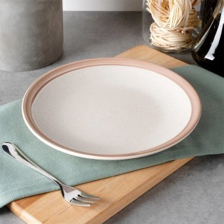 VLACHOS BROS S.A IMPORTS (NAVA),Valantis Vlachos Talerz Deserowy Ceramiczny Beżowy NAVA ARTHENA 20,5 cm Zmywarka