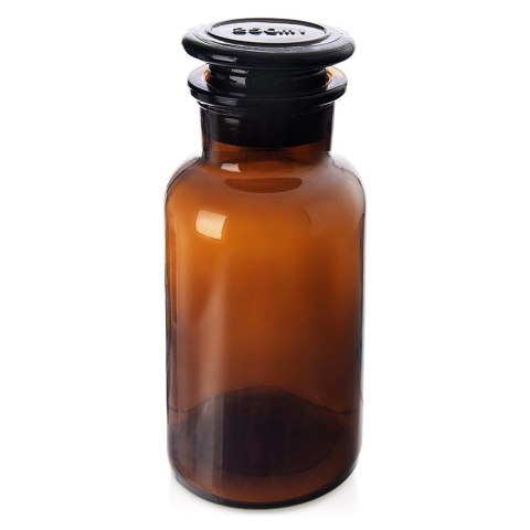 Grupa Orion Sp. z o.o. Butelka Szklana Retro 250 ml ORION Brązowa z Korkiem 14 x 6,5 cm