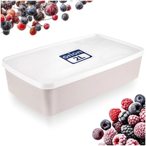Grupa Orion Sp. z o.o. Pojemnik na Żywność Lunchbo x 2 L ORION Szczelny Mrożenie 27 x 15,5 cm
