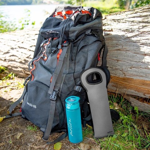 Grupa Orion Sp. z o.o. Pokrowiec Termiczny na Butelkę Neopren Szary ORION Uchwyt 38 cm