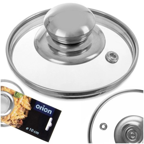 Grupa Orion Sp. z o.o. Pokrywka Szklana Żaroodporna Odpowietrznik 10 cm ORION Zmywarka