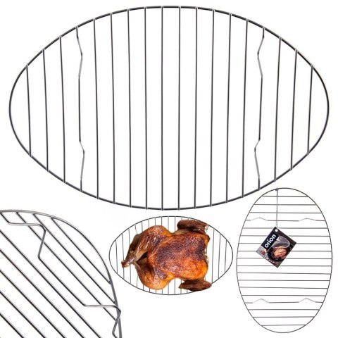 Grupa Orion Sp. z o.o. Ruszt do Brytfanny Stalowy Nóżki 32,5 x 21 cm Piekarnik ORION