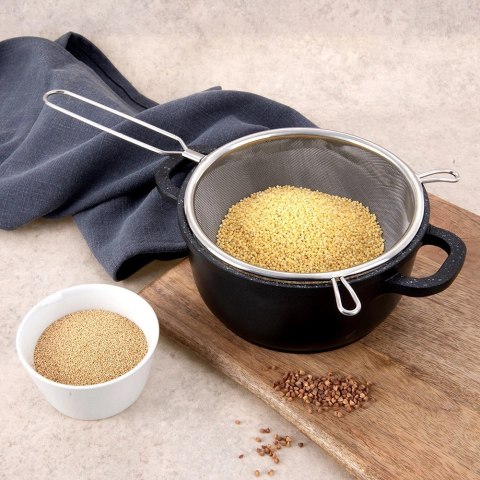 Grupa Orion Sp. z o.o. Sitko kuchenne stalowe z uchwytem 16 cm