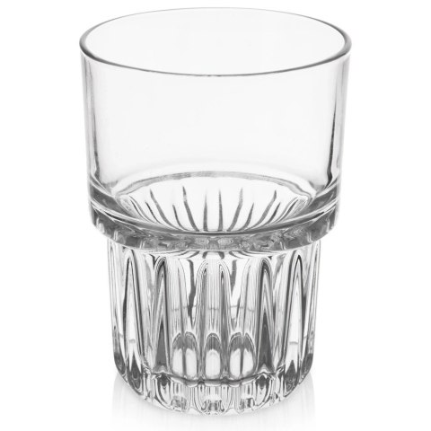 Grupa Orion Sp. z o.o. Szklanka Uniwersalna do Napojów Grube Szkło Ryflowane 320 ml ORION