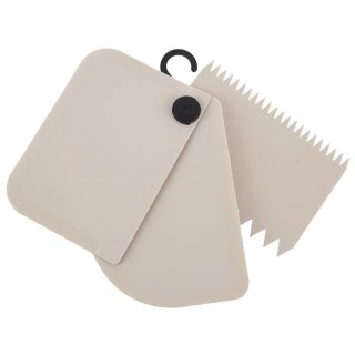 Grupa Orion Sp. z o.o. Szpatuły Cukiernicze Zestaw 3 szt. ORION Gładka/Ząbkowana Zmywarka