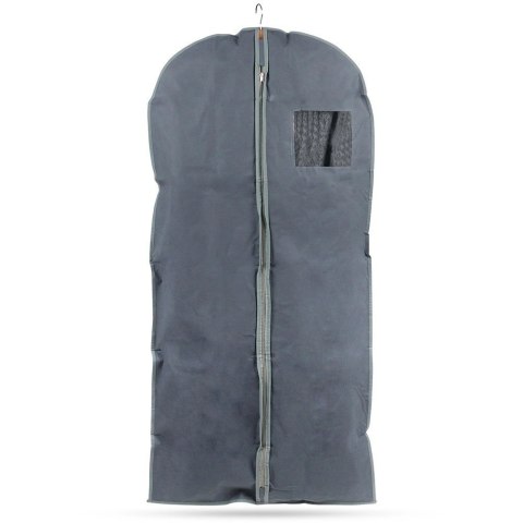 AM/63 Pokrowiec na Ubrania Długie Garnitur Płaszcz SG Zamek 58 x 130 cm