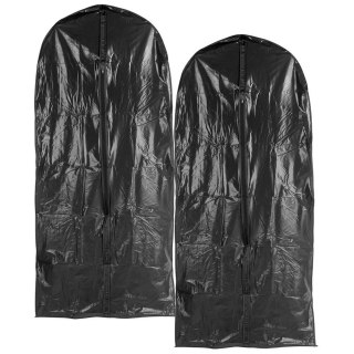 AM/63 Zestaw 2 Pokrowce na Ubrania Długie PEVA Wodoodporny SG 60 x 135 cm
