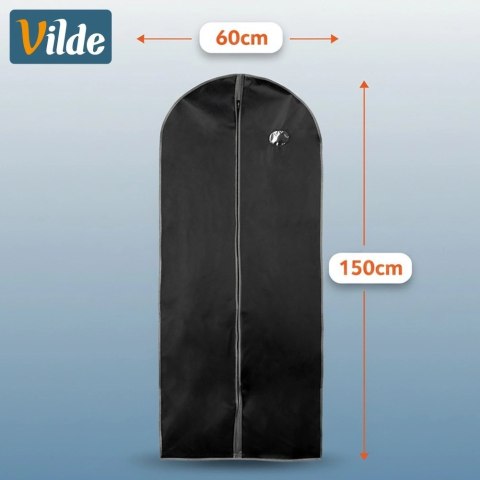 Grupa Orion Sp. z o.o. Zestaw 2 Pokrowce na Ubrania Długie Garnitur Sukienka VILDE 60 x 150 cm