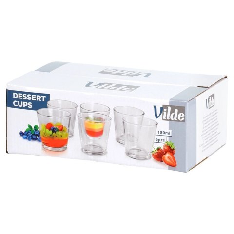 Grupa Orion Sp. z o.o. Pucharki na desery, przekąski szklane 180 ml 6 szt.