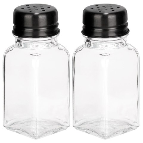 Grupa Orion Sp. z o.o. Solniczka i pieprzniczka szklana 80 ml 2 szt.