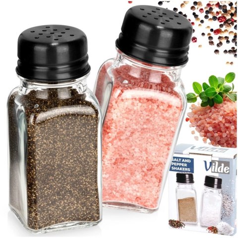 Grupa Orion Sp. z o.o. Solniczka i pieprzniczka szklana 80 ml 2 szt.