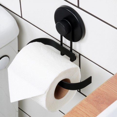 AM/63 Uchwyt na Papier Toaletowy Metalowy BATHROOM na Przyssawkę 14 x 11 cm