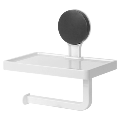 AM/63 Uchwyt na Papier Toaletowy z Półką BATHROOM na Przyssawkę 18 x 17,5 cm