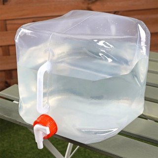 EDCO Eindhoven BV Zbiornik na Wodę 10 L CAMP ACTIVE Składany z Kranikiem Biwak