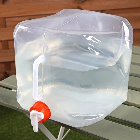 EDCO Eindhoven BV Zbiornik na Wodę 10 L CAMP ACTIVE Składany z Kranikiem Biwak