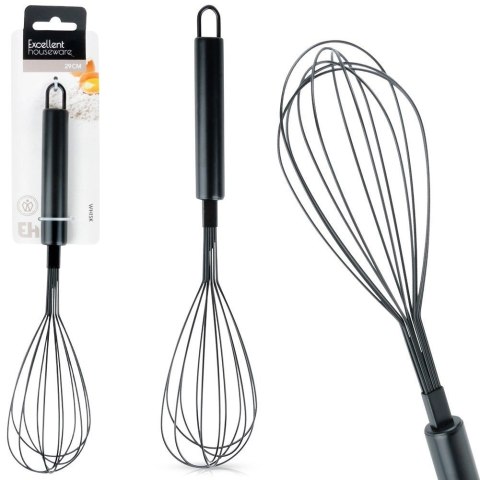 Grupa Orion Sp. z o.o. Trzepaczka do Ubijania Czarna EXCELLENT HOUSEWARE 29 cm Stalowa