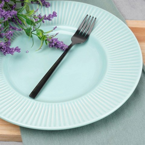 Grupa Orion Sp. z o.o. Widelczyki Deserowe Stal Czarne 15 cm EXCELLENT HOUSEWARE Zestaw 4 szt.