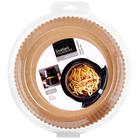 Grupa Orion Sp. z o.o. Wkład do Frytkownicy Air Fryer 50 szt. EXCELLENT HOUSEWARE Papier Okrągły