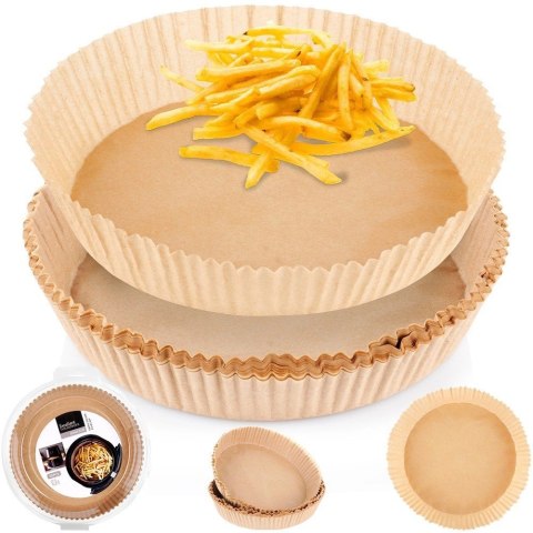 Grupa Orion Sp. z o.o. Wkład do Frytkownicy Air Fryer 50 szt. EXCELLENT HOUSEWARE Papier Okrągły