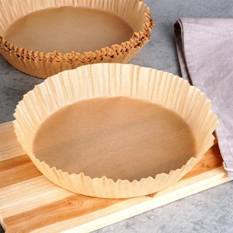 HIT Trading B.V. Wkład do Frytkownicy Air Fryer 50 szt. HIT Papier Pergaminowy Okrągły 20 cm