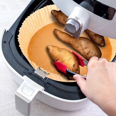 HIT Trading B.V. Wkład do Frytkownicy Air Fryer 50 szt. HIT Papier Pergaminowy Okrągły 20 cm