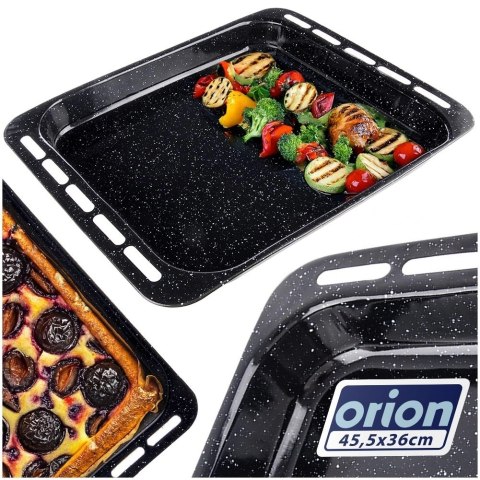Grupa Orion Sp. z o.o. Blacha do Pieczenia Emaliowana 45,5 x 32,5 x 5 cm ORION do Piekarnika