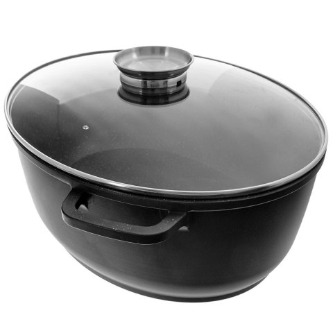 Grupa Orion Sp. z o.o. Brytfanna Gęsiarka ORION Granitowa Owalna 12 L na Indukcję do Zmywarki