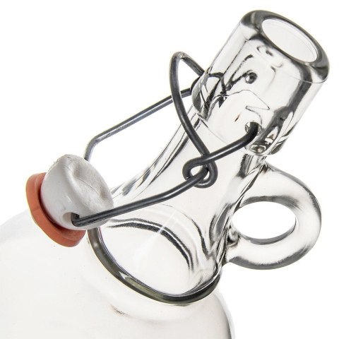 Grupa Orion Sp. z o.o. Butelka Szklana ORION z Klipsem 500 ml Retro Karafka na Wino Nalewki Napoje