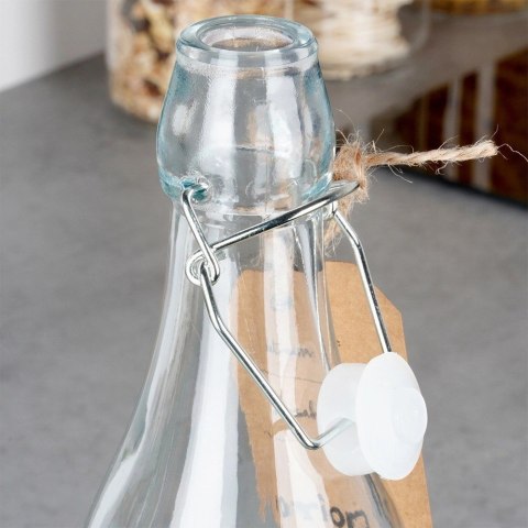 Grupa Orion Sp. z o.o. Butelka z Klipsem Szklana ORION 1 L Szczelna Retro Przezroczysta