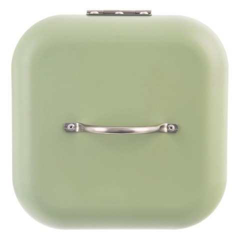 Grupa Orion Sp. z o.o. Chlebak Metalowy ORION GREENISH 20x20x17 cm Zielony Kompaktowy na Chleb