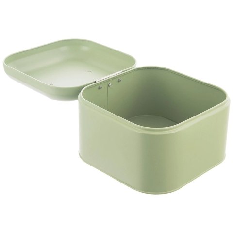 Grupa Orion Sp. z o.o. Chlebak Metalowy ORION GREENISH 20x20x17 cm Zielony Kompaktowy na Chleb