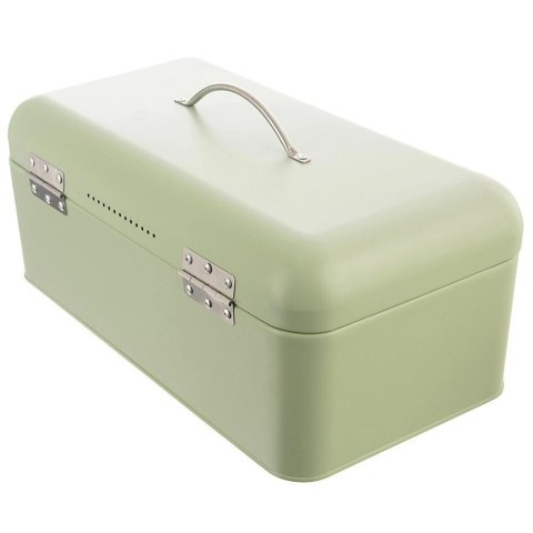 Grupa Orion Sp. z o.o. Chlebak Metalowy ORION GREENISH 42,5 x 23 x 20 cm Zielony Duży na Pieczywo