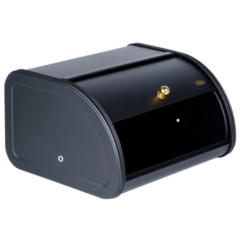 Grupa Orion Sp. z o.o. Chlebak Pojemnik na Chleb Metalowy Czarny Solidny VILDE 30 x 26,5 x 17,5 cm