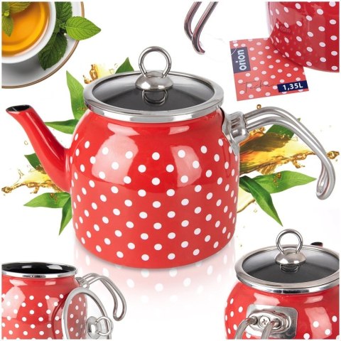 Grupa Orion Sp. z o.o. Czajnik emaliowany TECKA 1,1 l