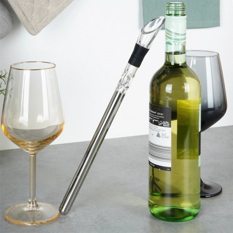 Grupa Orion Sp. z o.o. Dozownik do Wina EXCELLENT HOUSEWARE 32 cm Stalowy z Wkładem Chłodzącym