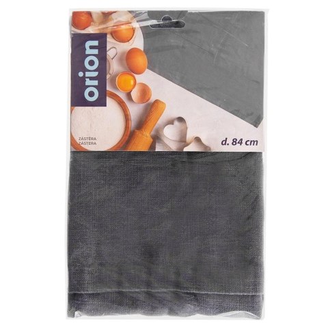 Grupa Orion Sp. z o.o. Fartuch Kuchenny Bawełniany ORION Szary Wiązany z Kieszenią 70x84 cm
