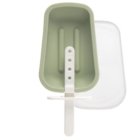 Grupa Orion Sp. z o.o. Forma do Lodów ORION Silikonowa Miętowa z Pokrywką Patyczek do Zmywarki