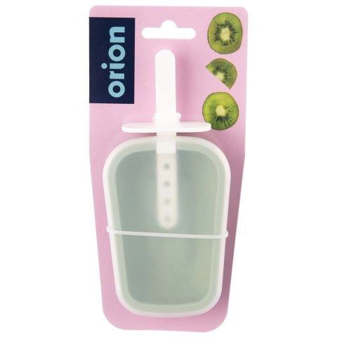 Grupa Orion Sp. z o.o. Forma do Lodów ORION Silikonowa Miętowa z Pokrywką Patyczek do Zmywarki