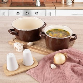 Grupa Orion Sp. z o.o. Garnek emaliowany BROWN 18,5 cm, 1,6 l